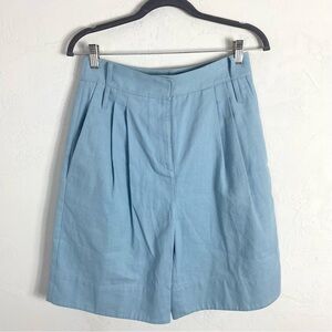 Tibi Blue Denim Shorts